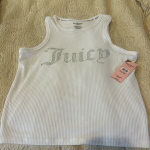 Juicy tank top white size large